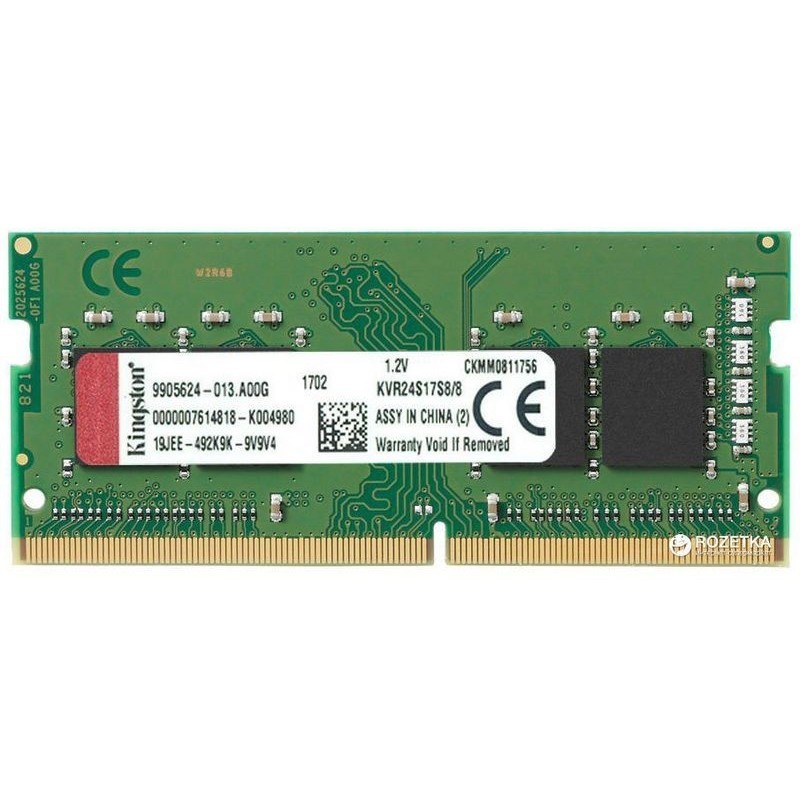 Speicher 8 GB Kingston ValueRAM SO-DIMM DDR4 2400 MHz