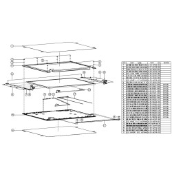 Support gauche pour écran W253EU