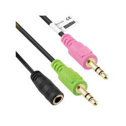 Hama Audio-Adapter Klinke 3,5mm, female - Klinke 3,5mm, male