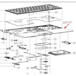 Boîtier supérieur N131ZU