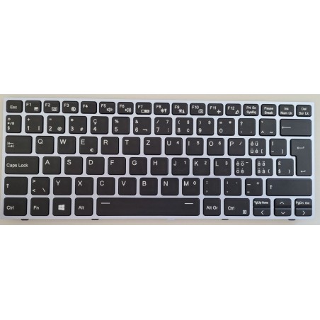 Clavier rétroéclairé QWERTZ CH pour NV41MZ