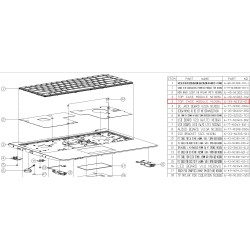 Boîtier supérieur N131WU