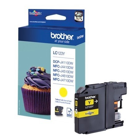 Brother Patrone LC-123Y, Giallo