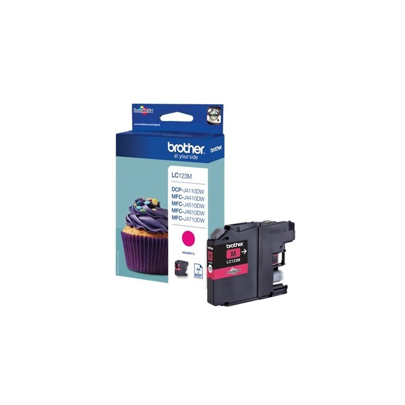 Cartouche d'encre magenta LC-123M