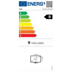 EIZO Monitor EV2460-Swiss Edition Schwarz